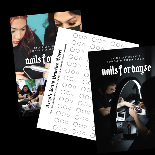 Acrylic Nail Fundamentals & Acrylic Application Guide Bundle PDF