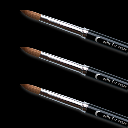 100% Kolinsky Crimped Acrylic Brush