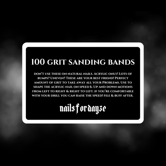 100 Grit Sanding Bands